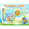Стенд "Календарь погоды" 1х0,74 - «globural.ru» - Краснотурьинск