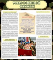 Стенд "Устав военной службы" - «globural.ru» - Краснотурьинск