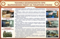 Стенд "ТБ при выполнении работ на токарном станке" - «globural.ru» - Краснотурьинск