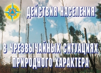 Комплект плакатов "Действия населения в ЧС природного характера" - «globural.ru» - Краснотурьинск