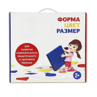 Подвижная развивающая игра "Форма, цвет, размер" - «globural.ru» - Краснотурьинск