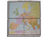 Учебная карта "Европа с 1815 - 1849 г.г." 1180*1070 мм (матовое, 2-стороннее лам.) - «globural.ru» - Краснотурьинск