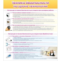 Стенд "Техника безопасности на уроке технологии" - «globural.ru» - Краснотурьинск