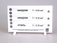 Прибор для демонстрации зависимости сопротивления проводника от его длины, сечения и материала - «globural.ru» - Краснотурьинск
