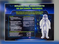 Стенд "Воздействие невесомости на организм человека" - «globural.ru» - Краснотурьинск