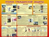 Стенд "Уголок гражданской защиты" - «globural.ru» - Краснотурьинск