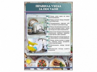 Стенд "Правила ухода за посудой" - «globural.ru» - Краснотурьинск