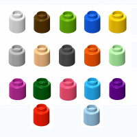  Элемент конструктора одиночный одноцветный Color Blocks 100 штук - «globural.ru» - Краснотурьинск