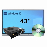 Интерактивная панель 43" (встроенный ПК, Win10) - «globural.ru» - Краснотурьинск