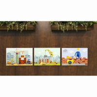 Комплект настенных панелей «Стройка» - «globural.ru» - Краснотурьинск