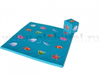 Игровой детский мат «Море» с кубиком (ВИК) - «globural.ru» - Краснотурьинск