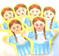 Набор кукол - рукавичек  "Эмоции. Девочки" - «globural.ru» - Краснотурьинск