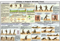 Плакат "Приемы и правила метания гранат" - «globural.ru» - Краснотурьинск