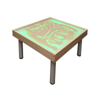 Столик на ножках для рисования песком Радуга. Подсветка RGB - «globural.ru» - Краснотурьинск