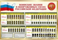 Стенд "Воинские звания в вооруженных силах российской федерации" - «globural.ru» - Краснотурьинск