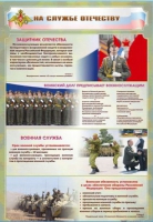 Стенд "На службе Отечеству" (вариант 1) - «globural.ru» - Краснотурьинск