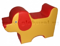 Напольная игрушка "Собака" с аппликацией (ВИК) - «globural.ru» - Краснотурьинск