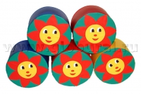 Пуфик «Солнышко» d=40*20см (ВИК) - «globural.ru» - Краснотурьинск