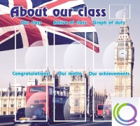 Стенд "About our class" - «globural.ru» - Краснотурьинск