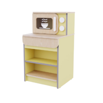 Модуль с микроволновкой из коллекции «НЕГА» (желтый) - «globural.ru» - Краснотурьинск