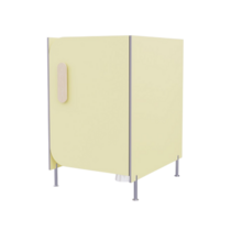 Гигиеническая кабинка из коллекции «НЕГА» (цвет желтый) - «globural.ru» - Краснотурьинск