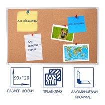 Доска пробковая 1200х900 - «globural.ru» - Краснотурьинск