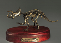 Модель скелета динозавра Triceratops - «globural.ru» - Краснотурьинск