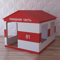 Детский игровой домик «Пожарная служба» - «globural.ru» - Краснотурьинск