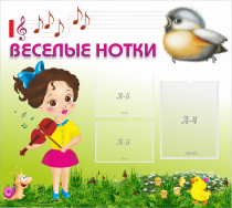 Стенд "Веселые нотки" - «globural.ru» - Краснотурьинск