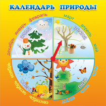 Стенд "Календарь природы" 0.5x0.5 - «globural.ru» - Краснотурьинск