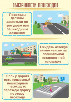 Стенд "Обязанности пешехода часть 2" - «globural.ru» - Краснотурьинск
