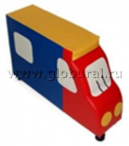 Напольная мягкая игрушка "Грузовик" каталка - «globural.ru» - Краснотурьинск