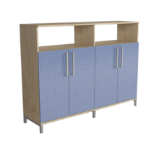 Шкаф-стеллаж закрытый "Умник" (две секции) - «globural.ru» - Краснотурьинск