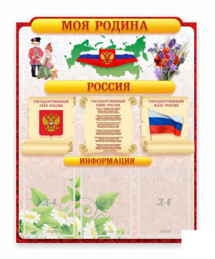 Стенд "Наша родина Россия" - «globural.ru» - Краснотурьинск