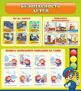 Стенд "Безопасность детей" (вариант 1) - «globural.ru» - Краснотурьинск